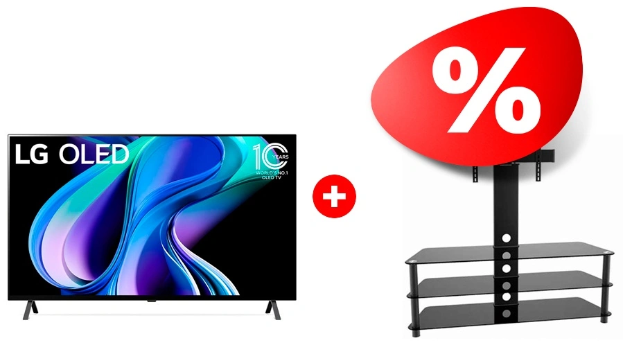 Комплект OLED телевизор LG OLED65A3RLA + ТВ тумба ARG TP2003L 60″ 