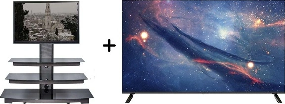 Жиынтық ARG LED теледидары A65U1C6 + Mart сөресі Верона 65″ 