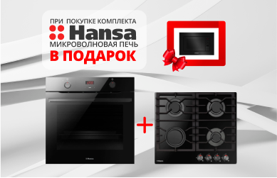 СВЧ в подарок к комплекту Hansa