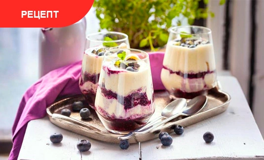 Рецепт черничного тирамису