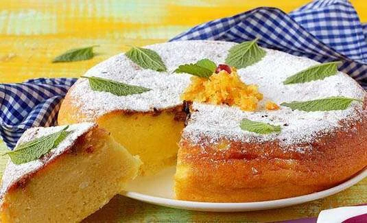 Творожный пирог в мультиварке