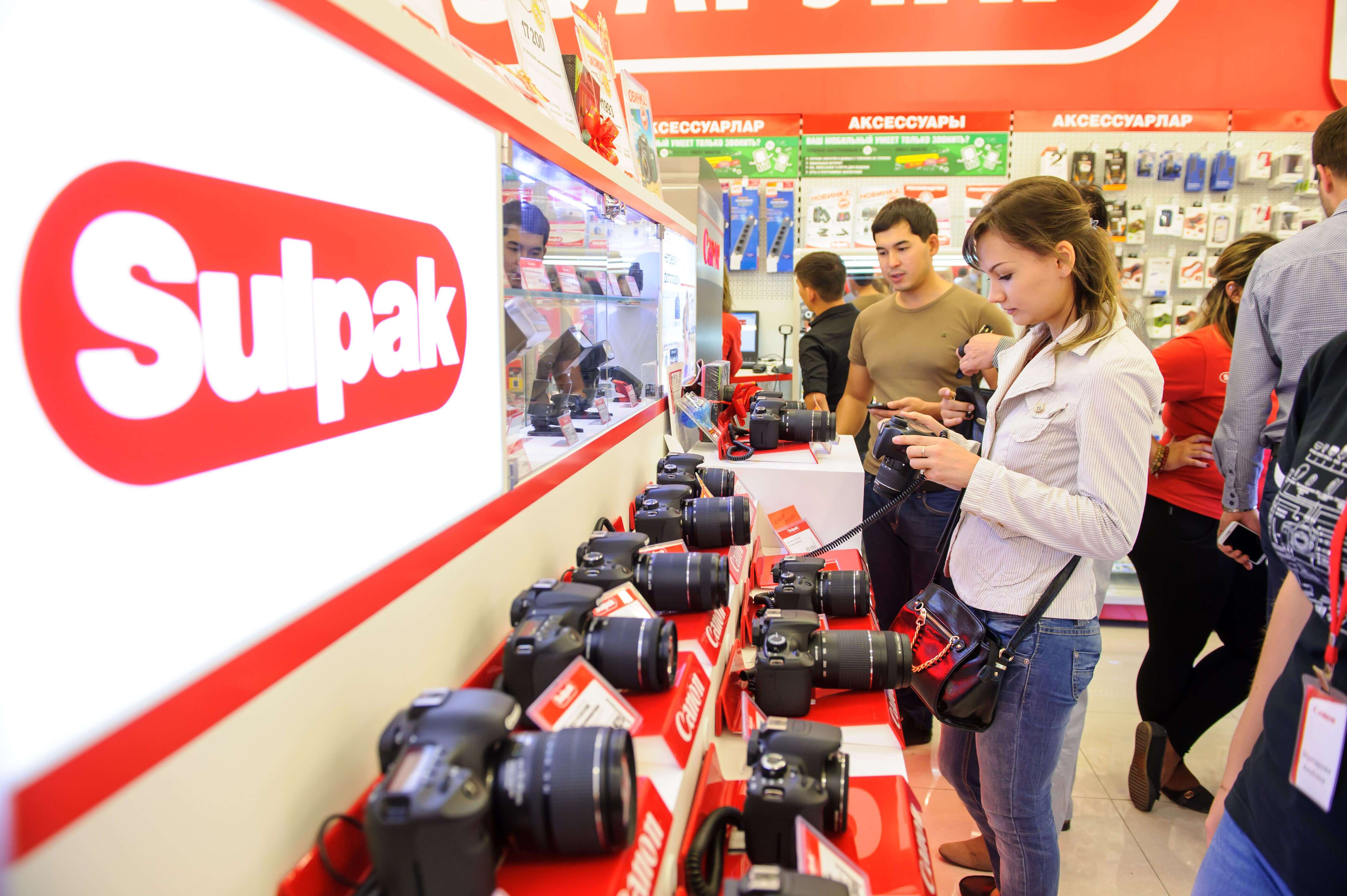Открытие 73-магазина SULPAK в Алматы, ТРЦ Dostyk Plaza, мкр.Самал-2, 111