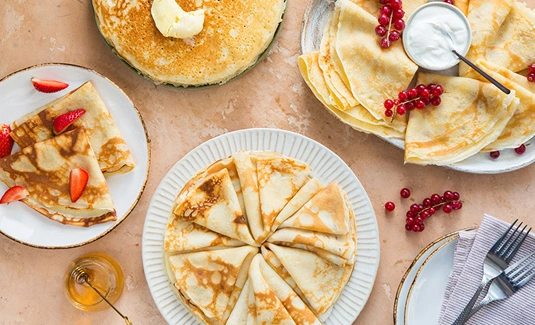 Рецепты простых и вкусных блинов 