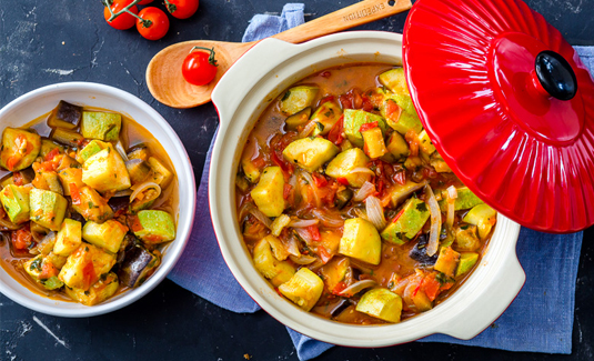 Рецепт овощного рагу с баклажанами и кабачками