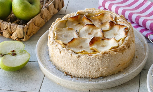 Рецепт яблочного чизкейка