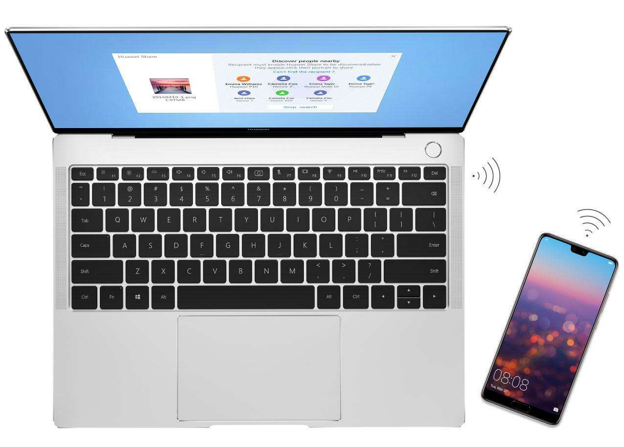 HUAWEI P20 sharing feature