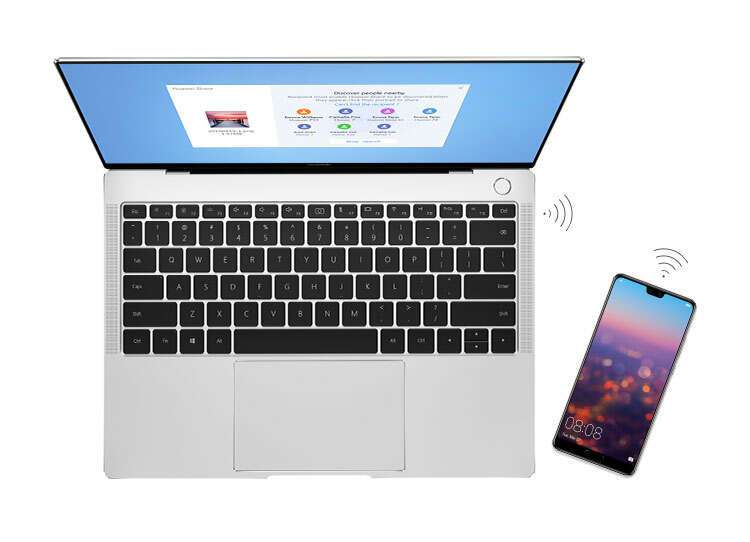 HUAWEI P20 sharing feature
