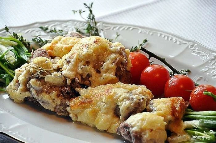 Мясо по-французски с картофелем в мультиварке