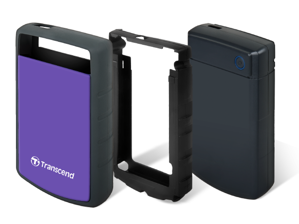 Трёхуровневая защита корпуса Transcend StoreJet