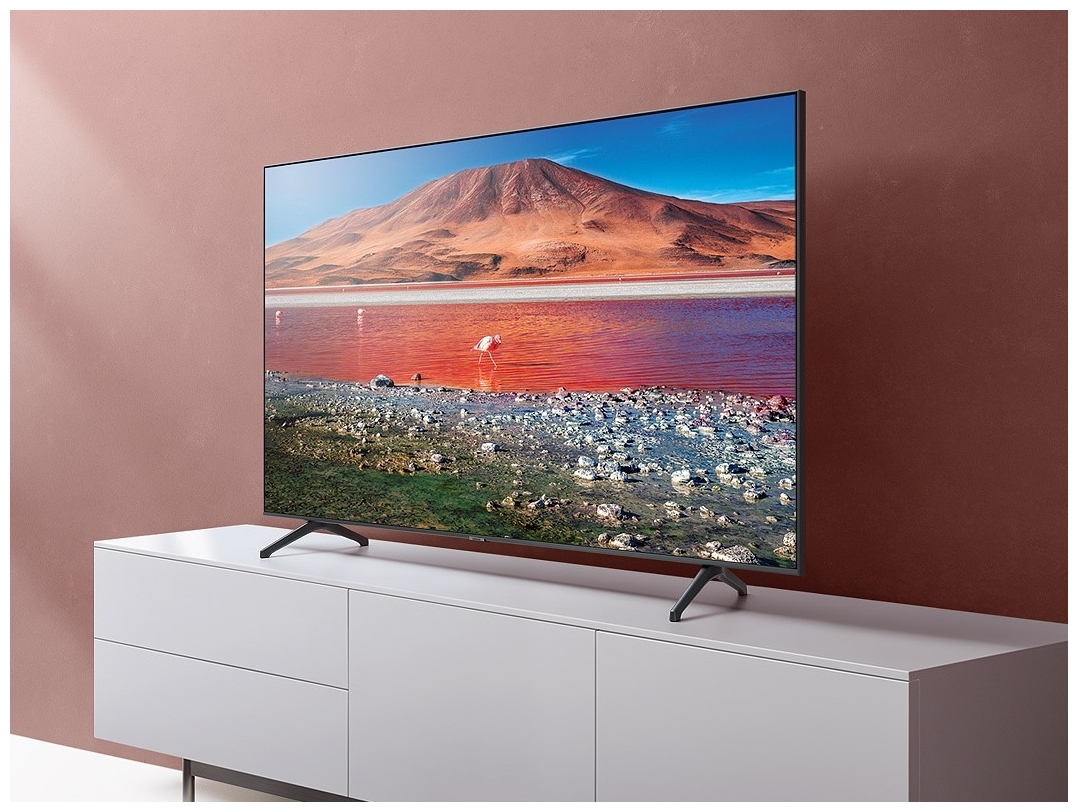 Какие хорошие бюджетные телевизоры. Samsung ue55tu7090u 55" (2020). Samsung ue50tu7090uxru. Телевизор Samsung UE 75tu7500u. Samsung Smart TV 43.