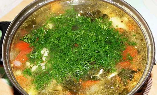 Суп с булгуром в мультиварке