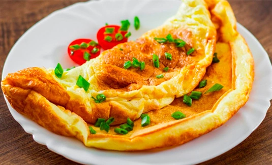 Омлет с мясом по-арабски