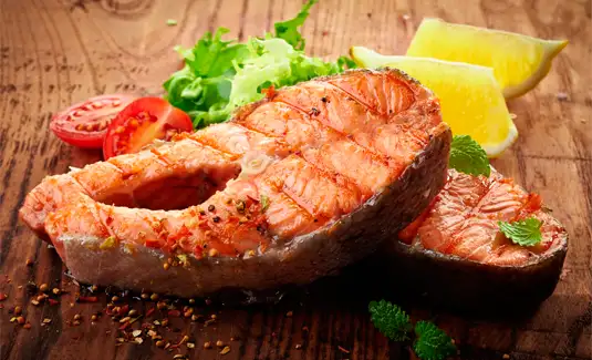 Лосось на гриле