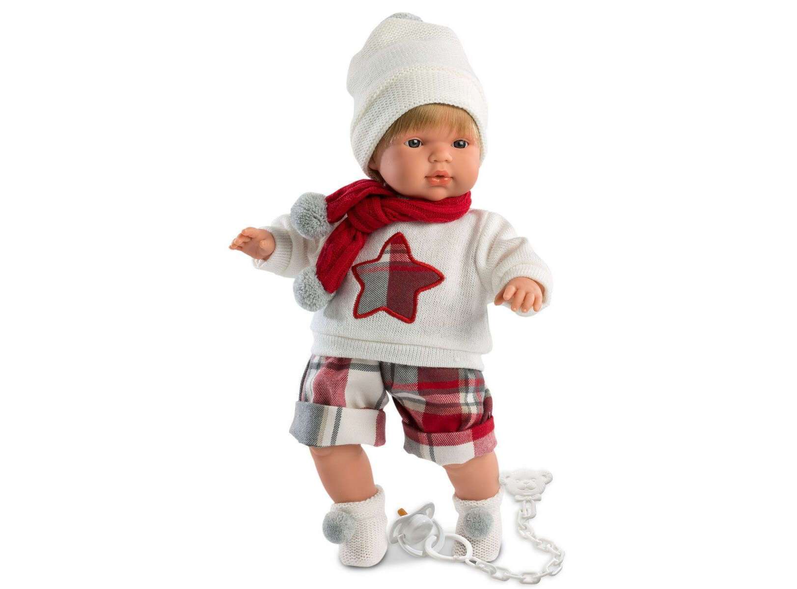 Купить куклу саша. Кукла Llorens 38 см. Llorens пупс 33см со звуком в красной шапке, красной кофте и шортах. Кукла Саша. Куклы испанские выше 40см Ллоренс.