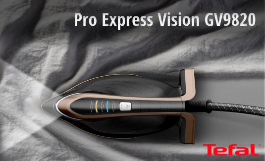 Новая модель парогенератора Tefal Pro Express Vision GV9820
