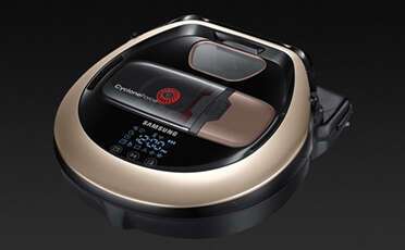 An image of a POWERbot VR7000 device’s facade.