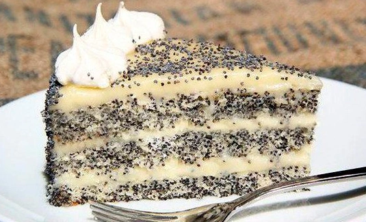 Маково-кокосовый торт в мультиварке