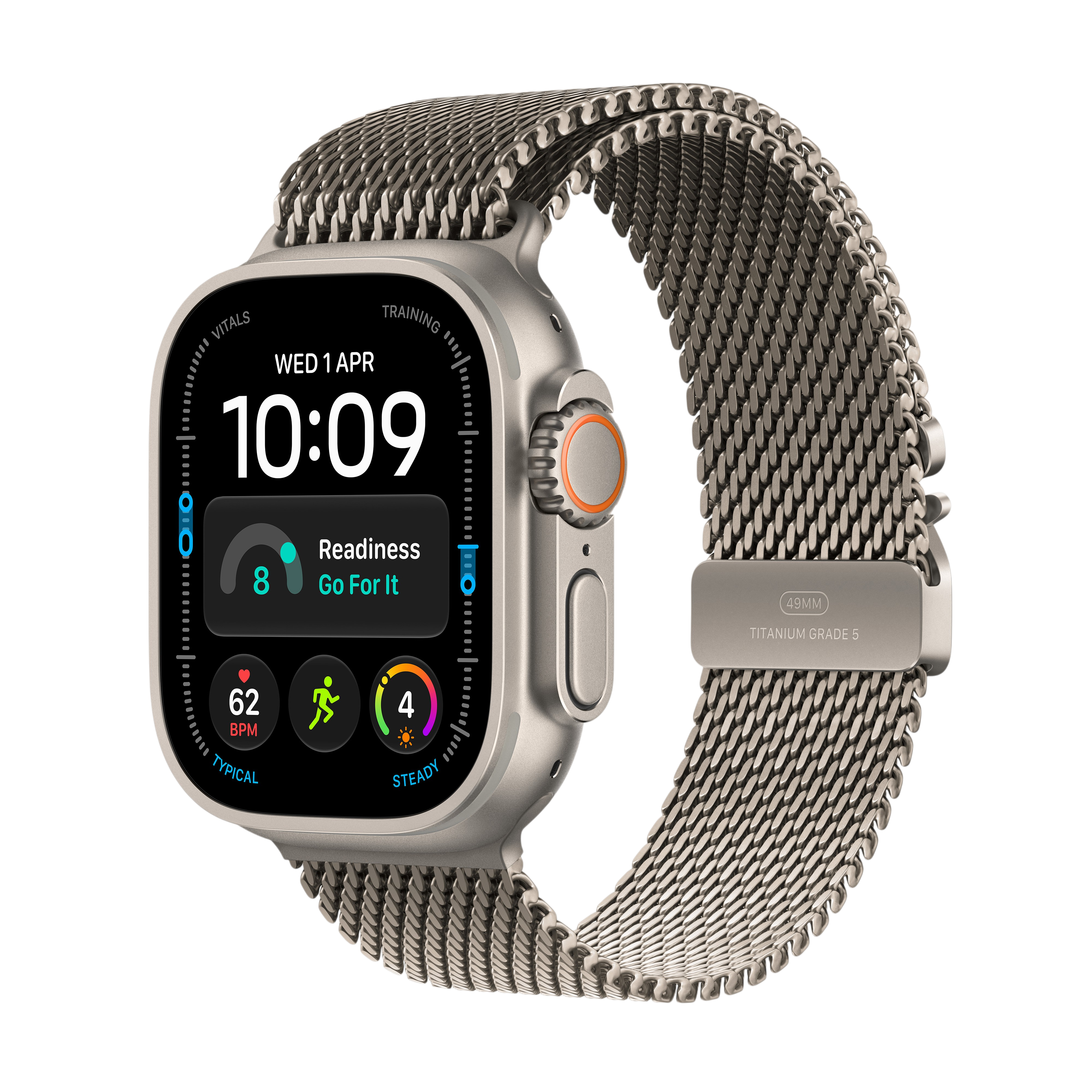 Apple Watch Ultra 4 49 мм — Natural Tit / Natural Tit Milan Loop