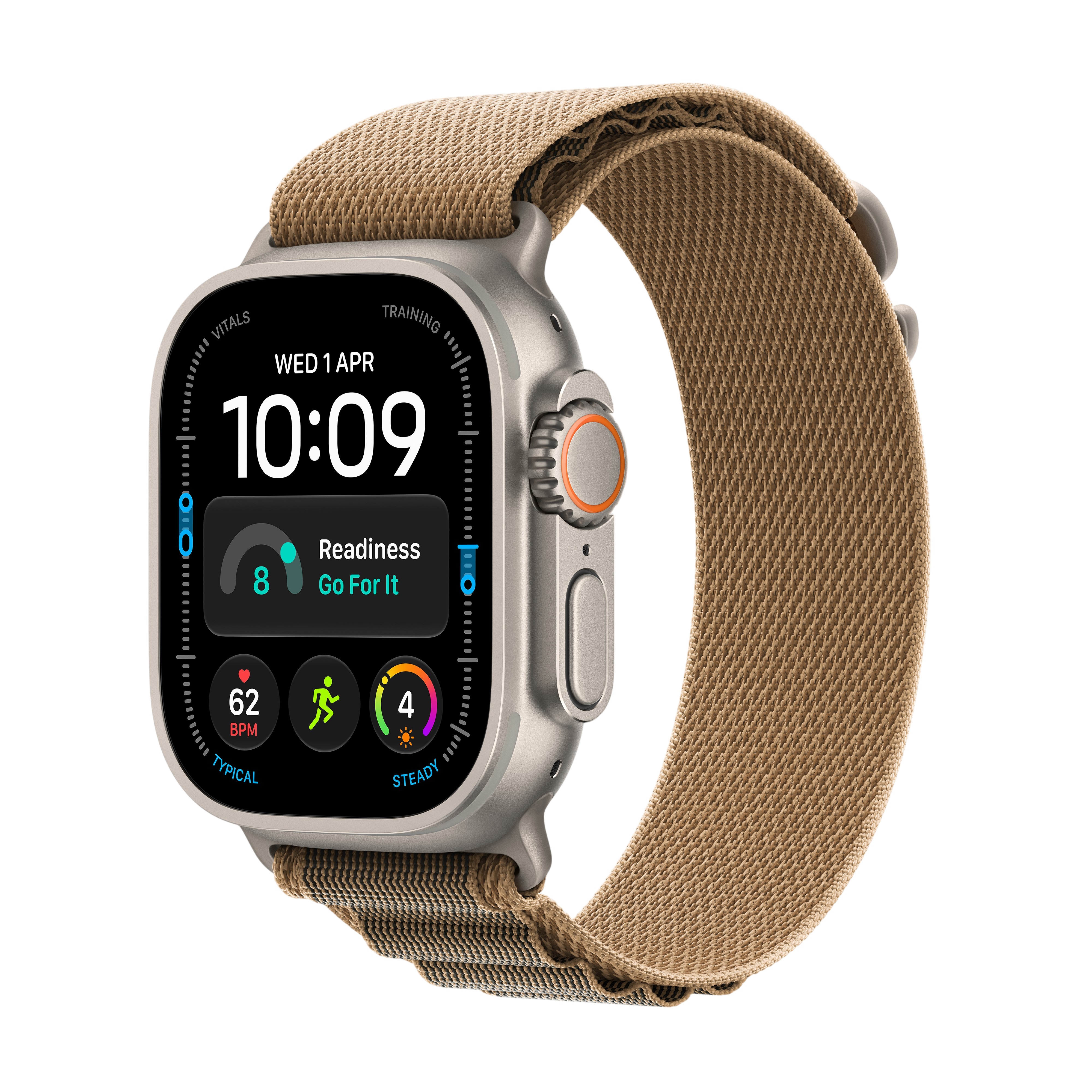 Apple Watch Ultra 4 49 мм — Natural Tit / Desert Alpine Loop