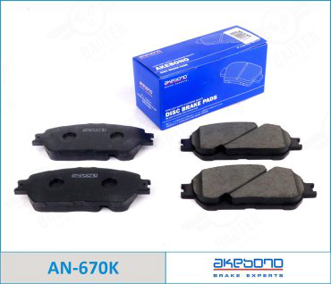 Колодки AKEBONO передние AN670K 4 шт купить,NaN