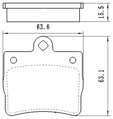 Колодки Winkod задние W0141BP