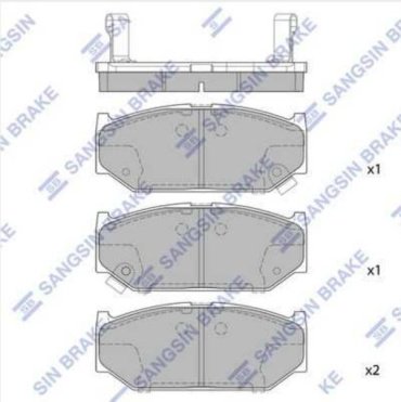 Колодки HI-Q передние SP2086 4 шт купить,NaN