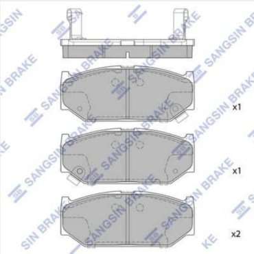 Колодки HI-Q передние SP2086 4 шт купить,NaN