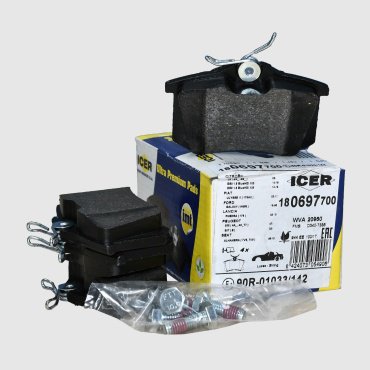 Колодки ICER задние 180697700 купить,NaN