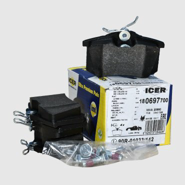 Колодки ICER задние 180697700 купить,NaN