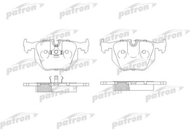 Колодки PATRON задние PBP857 4 шт купить,NaN