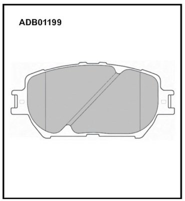 Колодки Allied Nippon передние ADB01199 купить,NaN
