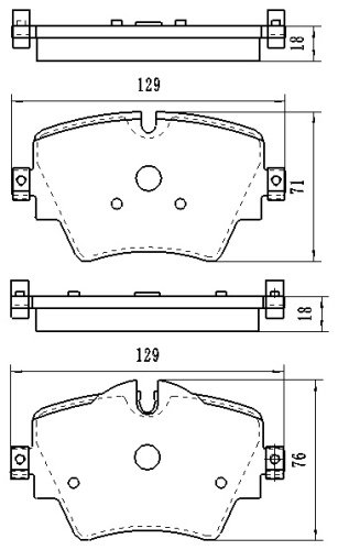 Колодки Winkod передние WBP1595 4 шт купить,NaN