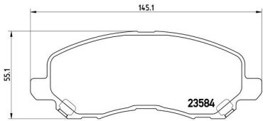 Колодки CTR передние CKM11 4 шт купить,NaN