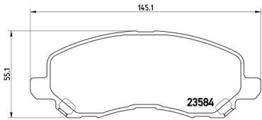 Колодки CTR передние CKM11 4 шт купить,NaN