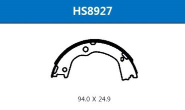 Колодки HSB задние HS8927 1 шт купить,NaN