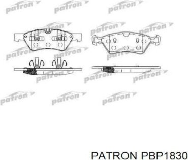Колодки PATRON передние PBP1830 купить,NaN