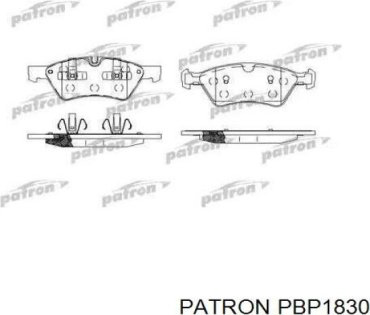 Колодки PATRON передние PBP1830 купить,NaN
