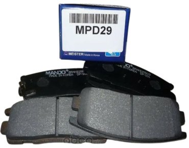 Колодки MANDO задние MPD29 4 шт купить,NaN