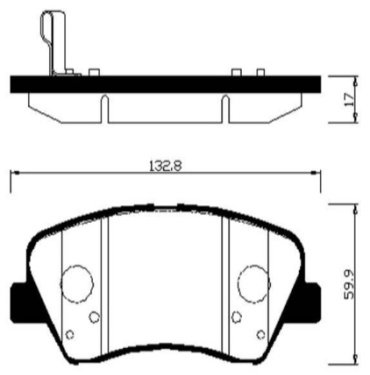 Колодки HSB передние HP0045 купить,NaN