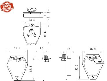 Колодки Winkod W0129BP