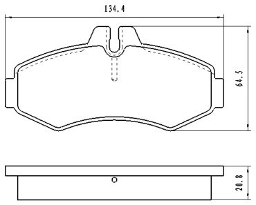 Колодки Winkod передние W1659BP 4 шт купить,NaN