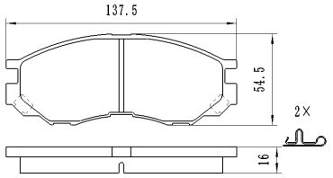 Колодки Winkod передние W1895BP купить,NaN