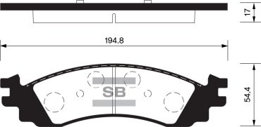 Колодки HI-Q передние SP1510 купить,NaN
