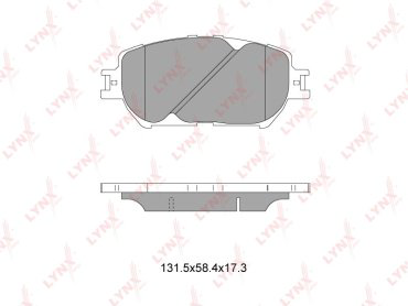 Колодки LYNXauto BD-7522 купить,NaN