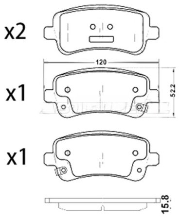 Колодки SAT ST-28-0211 купить,NaN