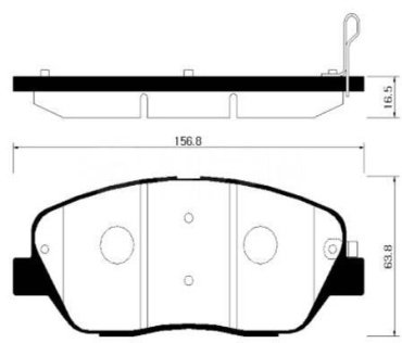 Колодки HSB передние HP1042 1 шт купить,NaN