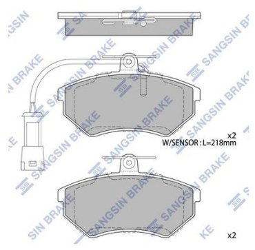 Колодки HI-Q передние SP2005 4 шт купить,NaN