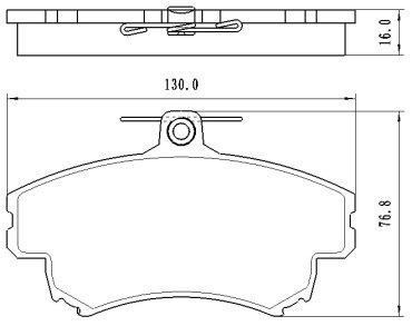 Колодки Winkod передние W1888BP купить,NaN