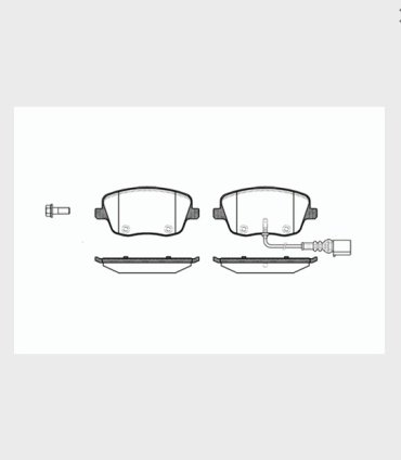 Колодки Remsa передние 775 01-AF 4 шт купить,NaN