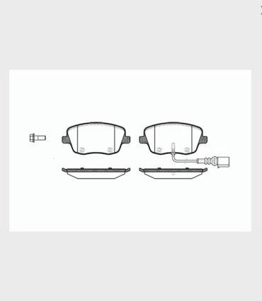 Колодки Remsa передние 775 01-AF 4 шт купить,NaN